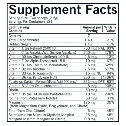 Super Nu-Thera Powder - Hypoallergenic - Unflavored - 16 Ounces Kirkman buy supplements Au