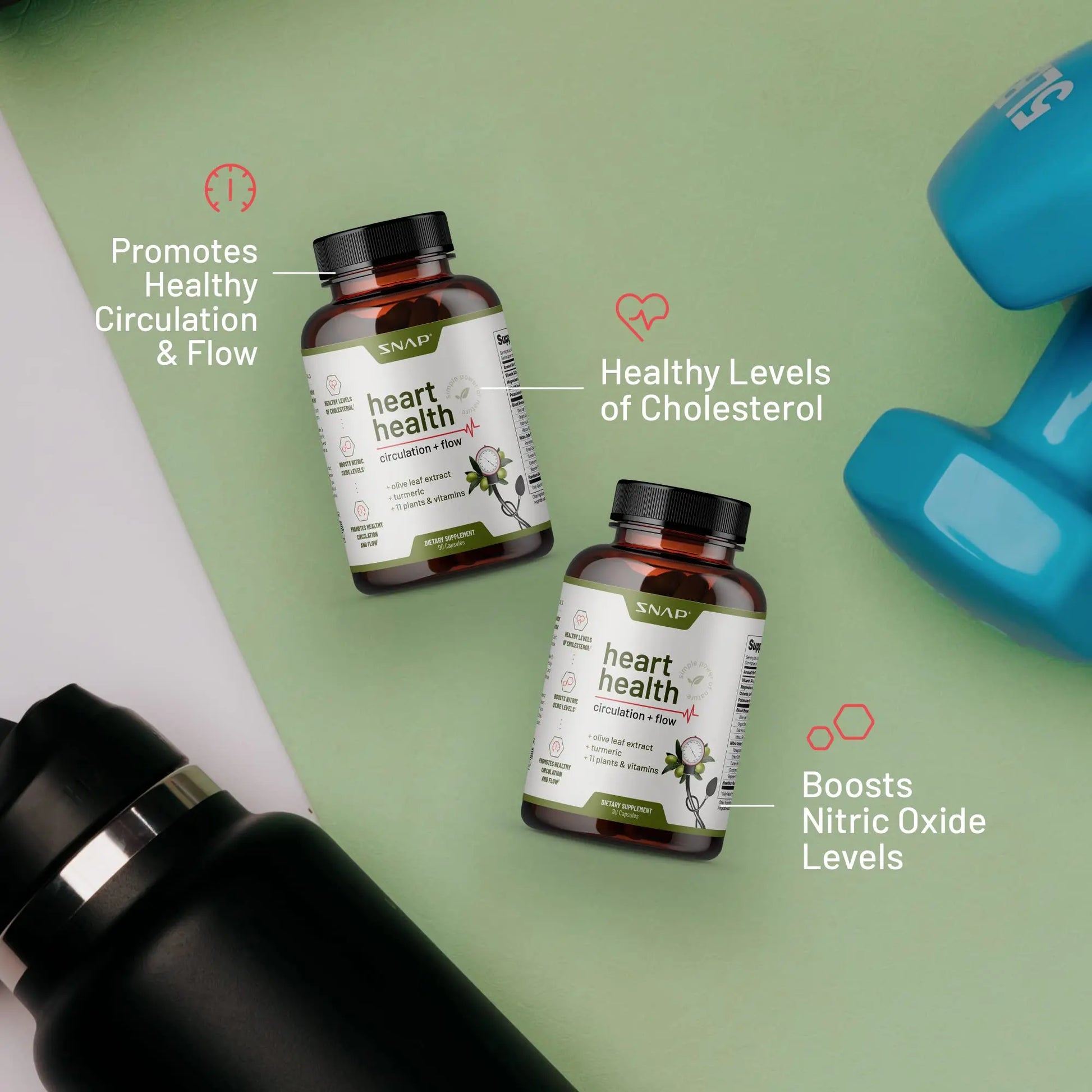 Snap Supplements Heart Health and Nitric Oxide Booster Snap Supplements