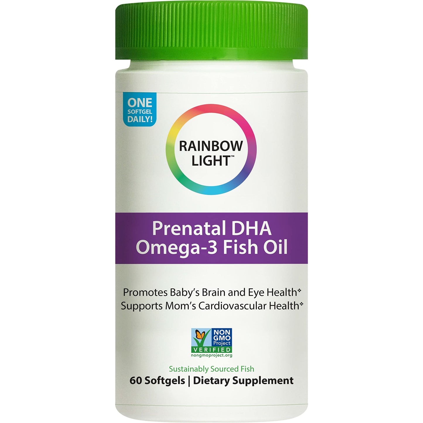 Rainbow Light Prenatal One High Potency Daily Multivitamin with Folate, Ginger and Probiotics Rainbow Light