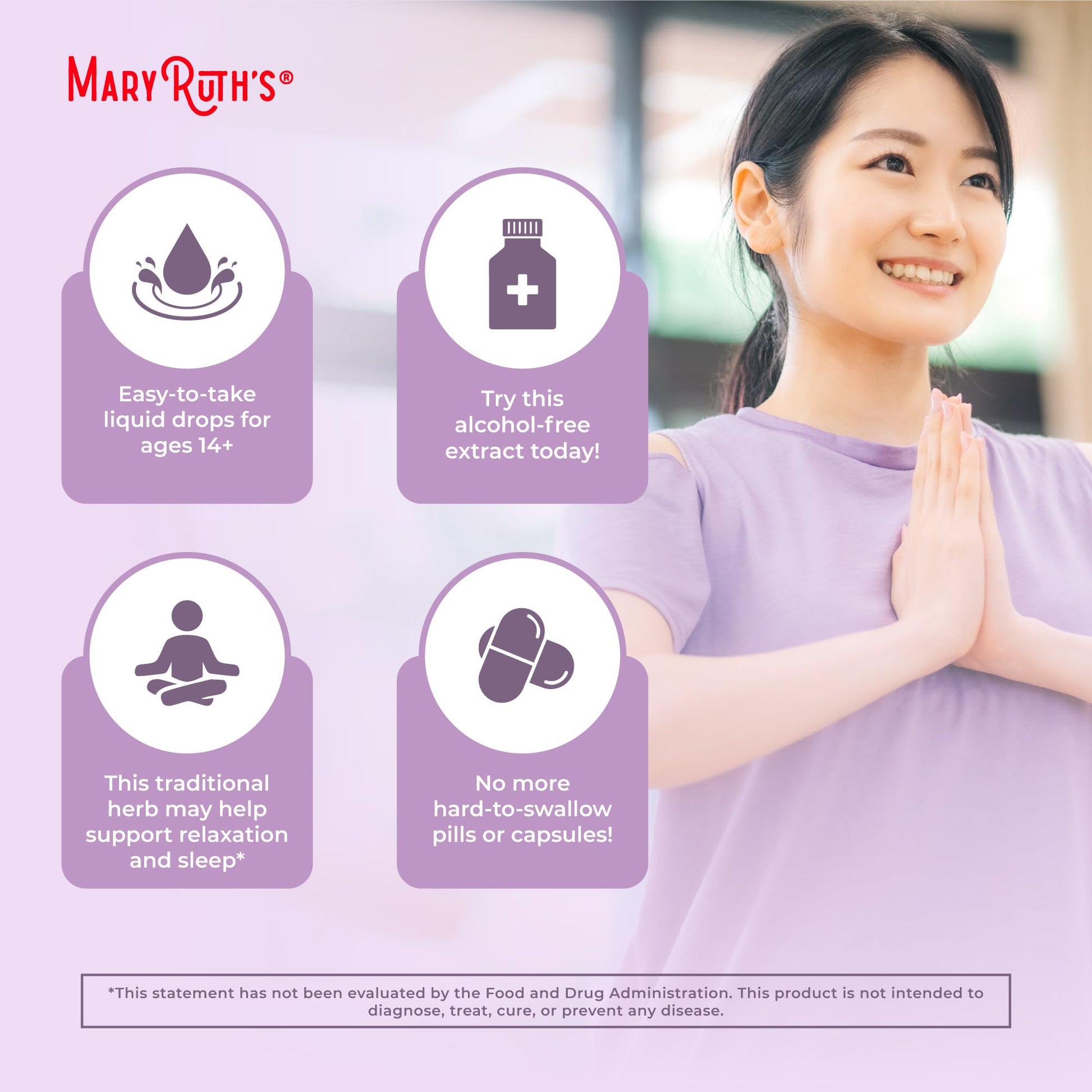 MaryRuth Organics Valerian Root Liquid Drops | 2 Month Supply | Sugar Free | USDA Organic Valerian Root Drops | Support Sleep | Calm and Stress Relief | Vegan | Non-GMO | Gluten Free | 60 Servings MARYRUTH'SBuy Supplements Australia