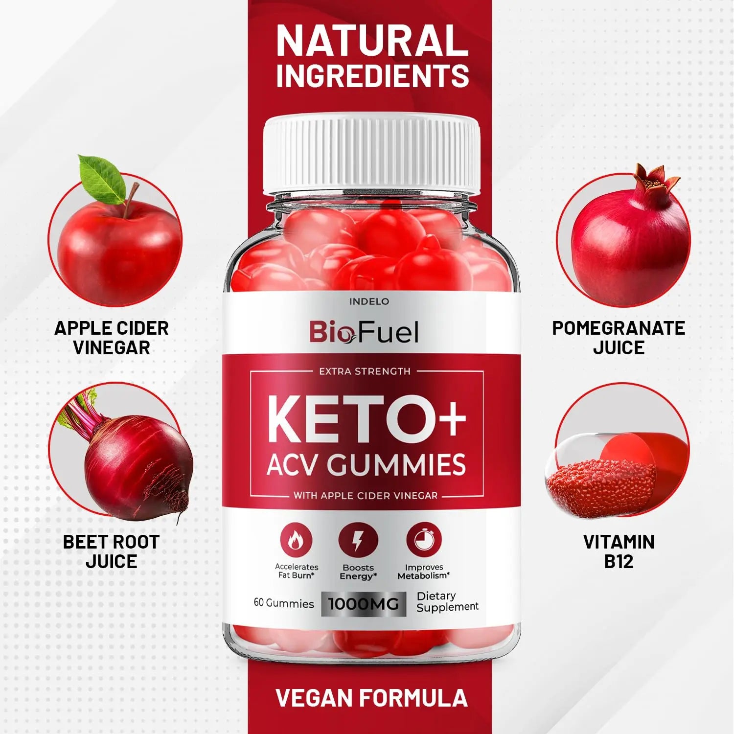 (3 Pack) Bio Fuel Keto ACV Gummies - Advanced Formula BioFuel Keto Plus ACV Gummies Apple Cider Vinegar Bio Fuel ACV, Weight Management Gummies Dietary Supplement Reviews Men Women (180 Gummies) Indelo buy supplements Au