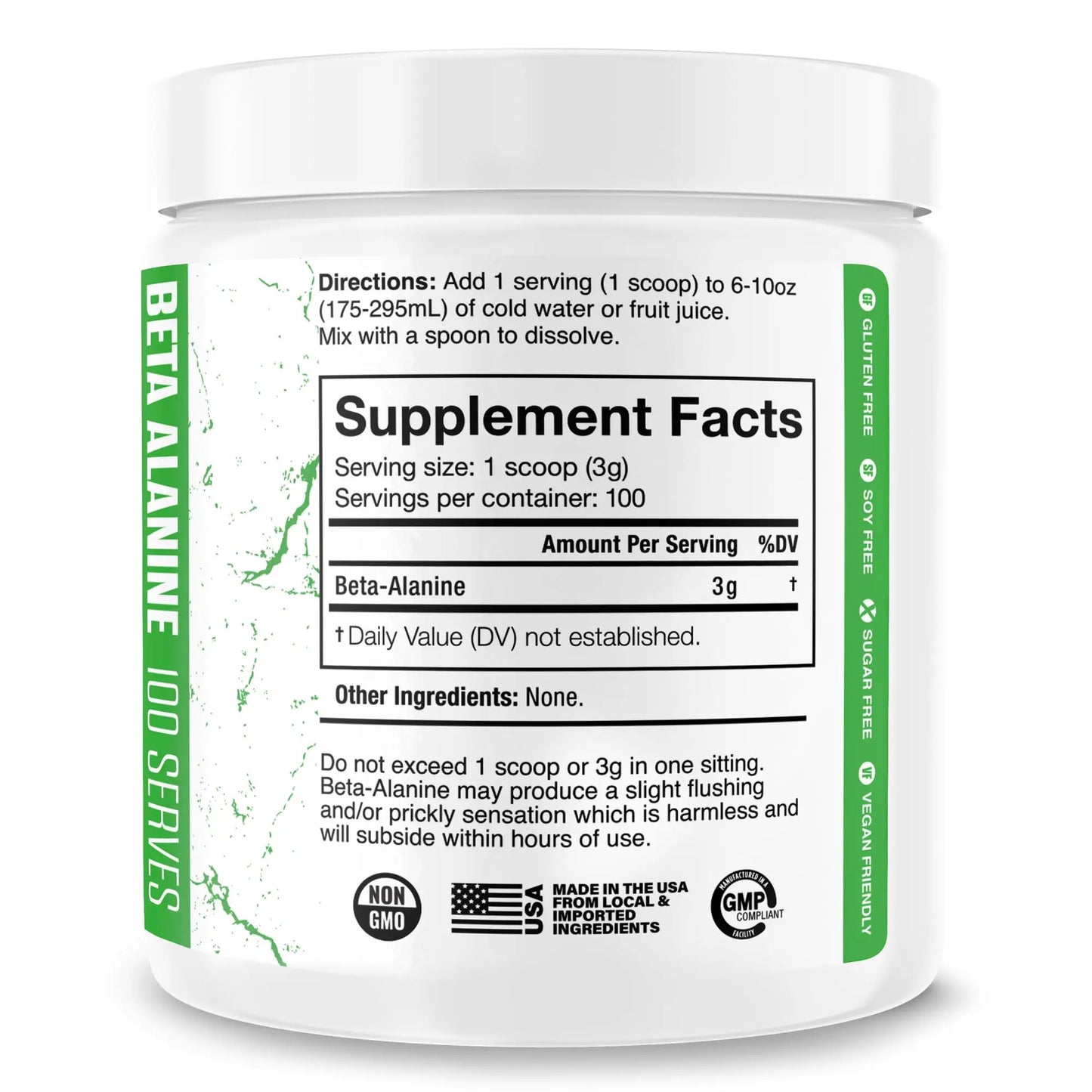 JNX SPORTS The Curse! Beta Alanine Powder - Unflavored, 100 Servings, 3g per Serving JNX SPORTS