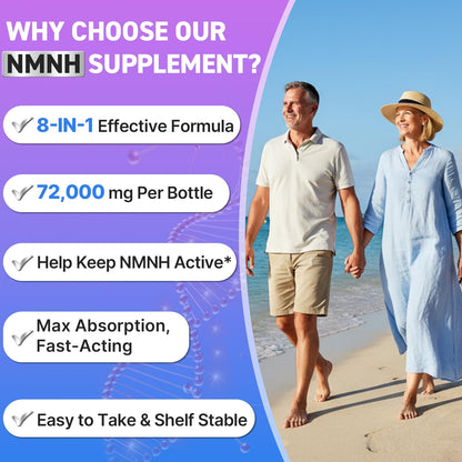 Wriayrui Sublingual NMNH (Dihydronicotinamide Mononucleotide), NMN Supplement Alternative, NAD+ Levels as We Age, Anti-Aging, Energy, NAD Resveratrol Supplement with w/NR, Resveratrol & TMG 120 Count WriayruiBuy Supplements Australia