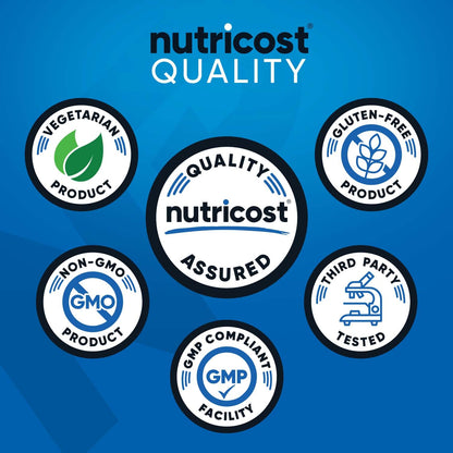 Nutricost BCAA Powder 2:1:1 (Unflavored, 90 Servings) - Branched Chain Amino Acids NutricostBuy Supplements Australia
