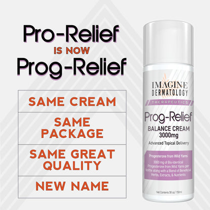 Imagine Dermatology Bio-Identical Progesterone Cream, 50% More - 3000mg, 150 Pump Doses Imagine Dermatology