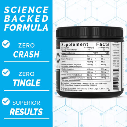 PEScience High Volume + Prolific Pre-Workout Stack, Powerful Nitric Oxide & Energy PEScience