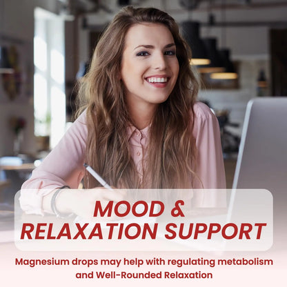 Triple Magnesium Complex Supplement, Magnesium Glycinate, Blend, Citrate Liquid Drops 1000mg with Ashwagandha, CoQ10, Vitamin B6, C, D, Zinc -Support Calm Stress Relief, Bone, Muscle, Mood Vegan dilib buy supplements Au