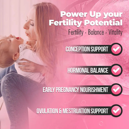 Fertili-t Female (90 Caps) Natural Fertility Support, Hormonal Balance & Prenatal Vitamins for Women, Conception Support, Natural Fertility Supplement with Aguaje & Red Maca (30-Day Supply) (1) AURA VITAMINS buy supplements Au