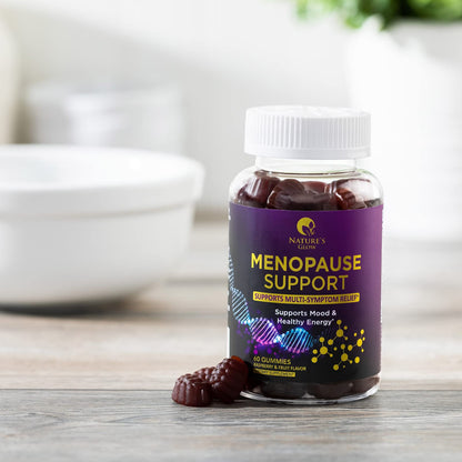 Menopause Support Supplement for Women - Multi Benefit Menopause Relief Vitamin Gummy Nature's Glow