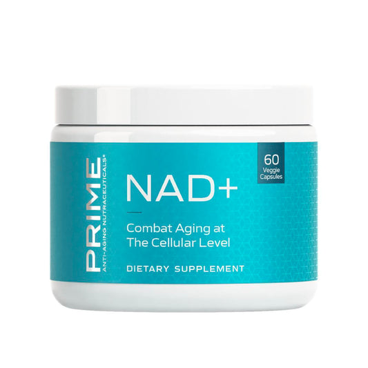 PRIME Anti-Aging Nutraceuticals NAD+ – Nicotinamide Riboside & Pterostilbene Supplement for Cellular Energy, Healthy Aging & Vitality, Vegan, Gluten-Free, 30 Servings PRIMEBuy Supplements Australia