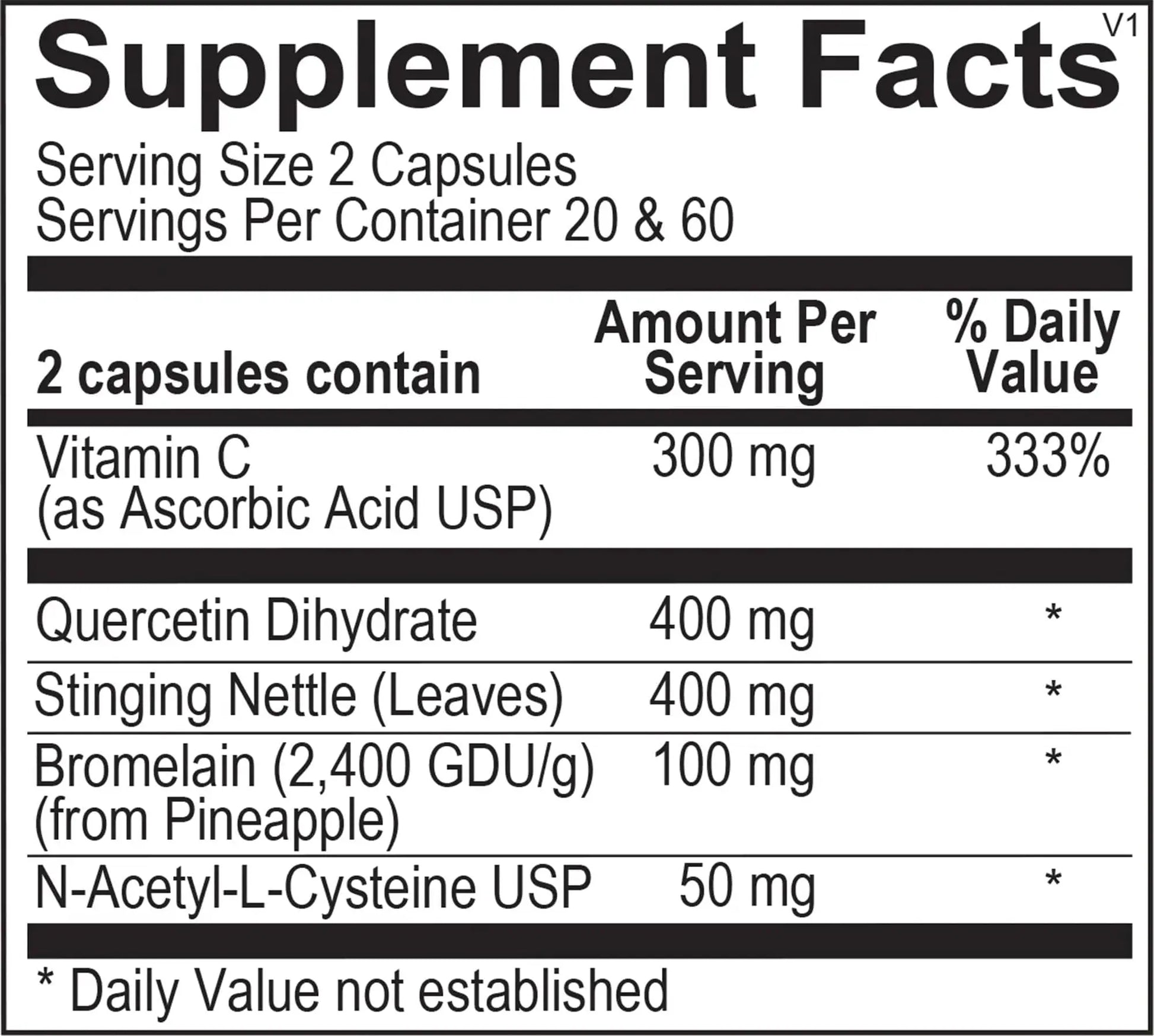The Source Matters Alleviator Clear-ME SR Seasonal Allergy Relief and Immune Support | Quercetin, Bromelain, Stinging Nettles, NAC, and Vitamin C (40 Capsules) THE SOURCE MATTERS buy supplements Au