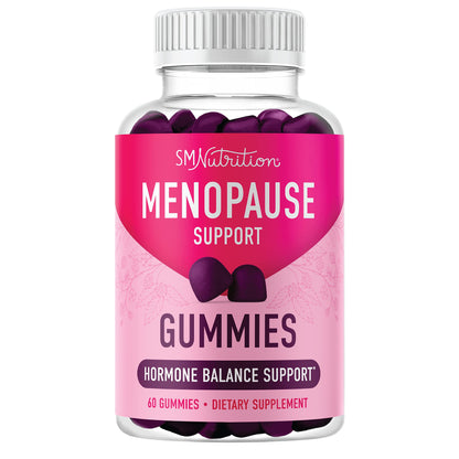 Menopause Support Gummies | Hormone Balance Relief for Hot Flashes, Night Sweats, Mood Swings SMNutrition