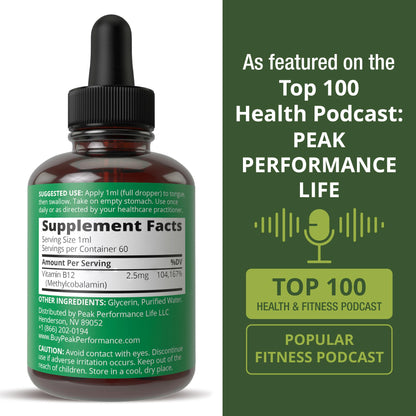 Raw Methyl B12 Liquid Drops. Sublingual Fast Acting Advanced Vegan B 12 Liquid Vitamin Supplement. High Bioavailability Methylcobalamin B-12 Vitamins for Energy, Focus and Relief. for Men + Women Peak PerformanceBuy Supplements Australia