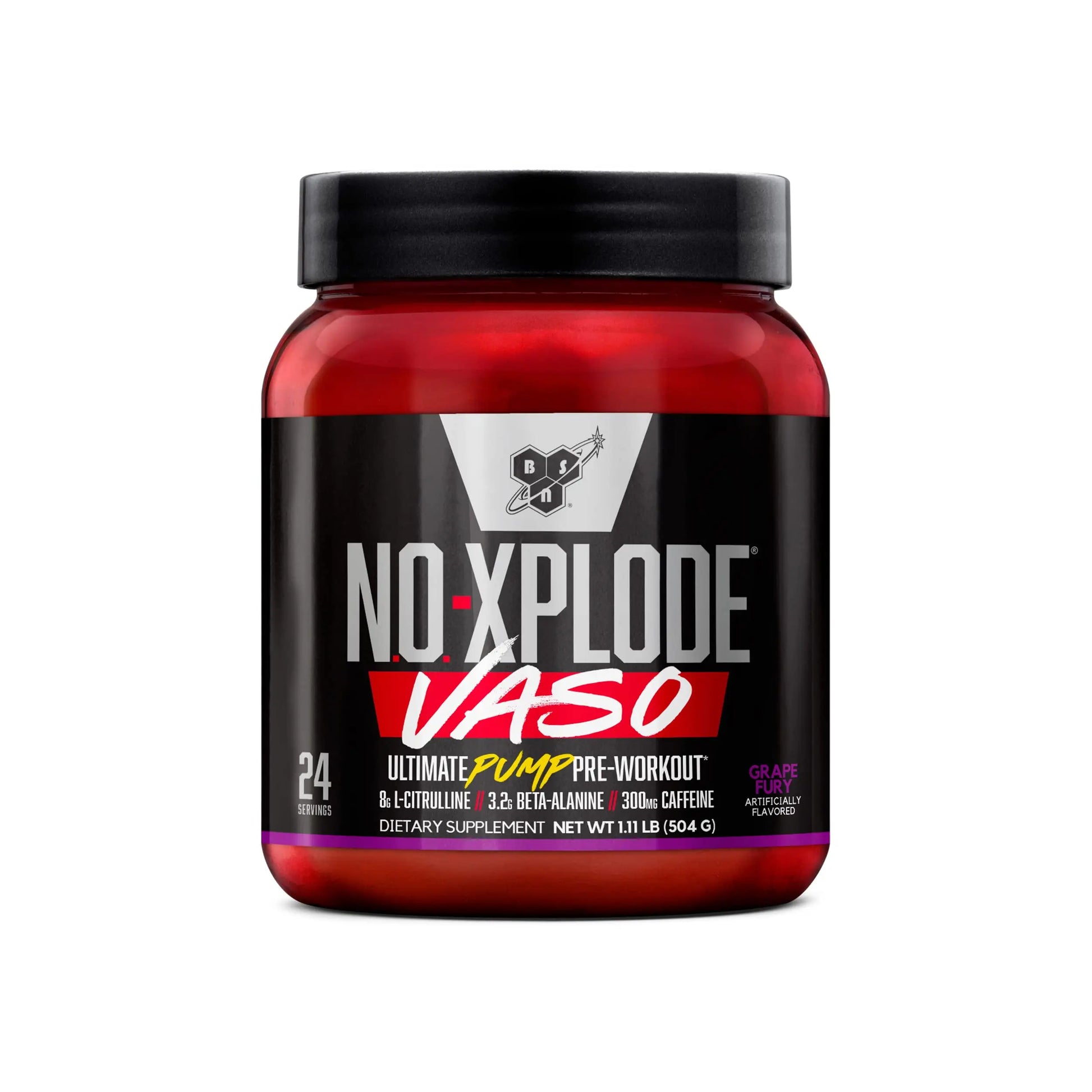BSN N.O.-XPLODE Vaso Pre Workout Powder with 8g of L-Citulline and 3.2g Beta-Alanine BSN