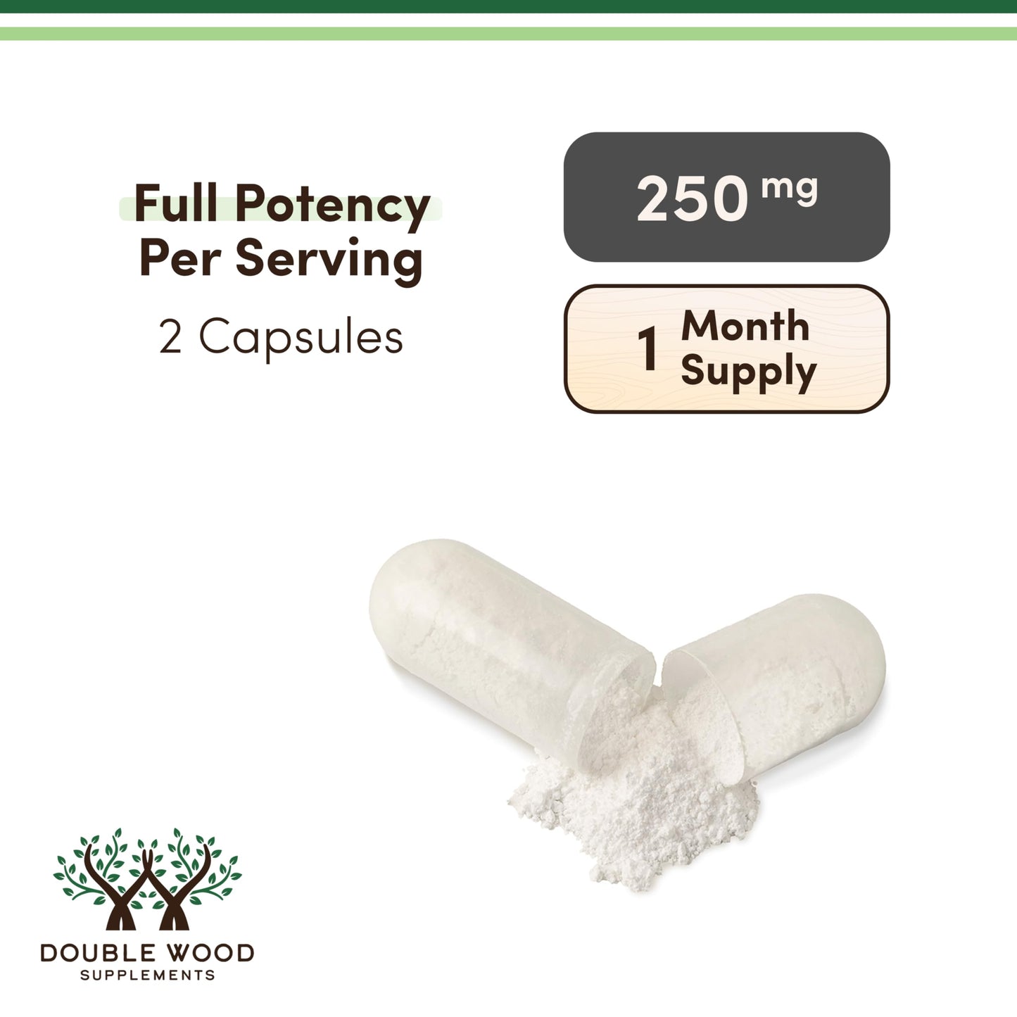 Double Wood Supplements NMN (Nicotinamide Mononucleotide) 250mg, 60 Capsules - 30 Servings, Gluten Free Double Wood SupplementsBuy Supplements Australia