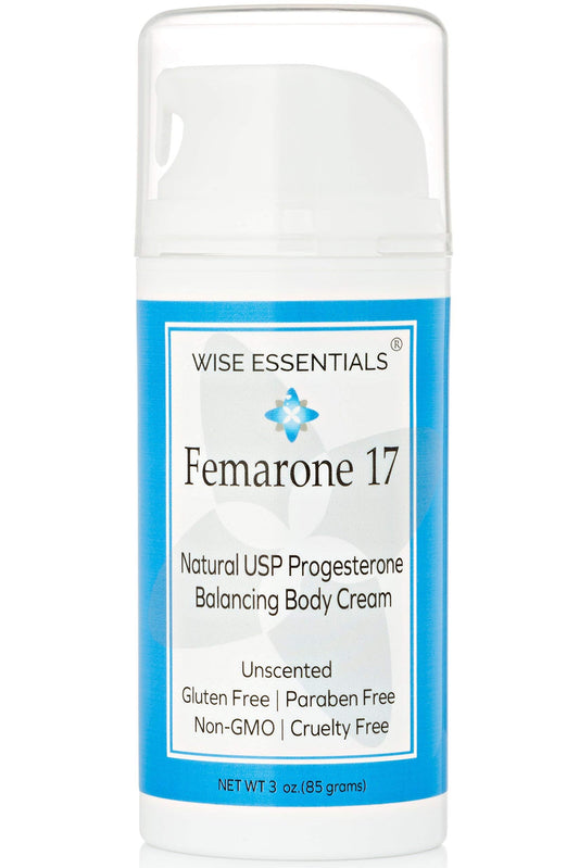 Wise Essentials Femarone Progesterone (Bioidentical) Cream for Midlife Balance is made from Wild Yam Wise Essentials