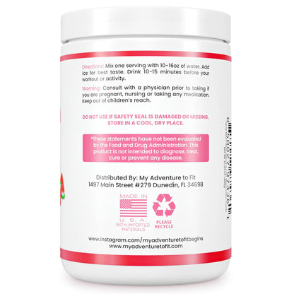 Pre Workout Powder for Men - Gluten Free Preworkout with Creatine for Muscle Endurance My Adventure to Fit