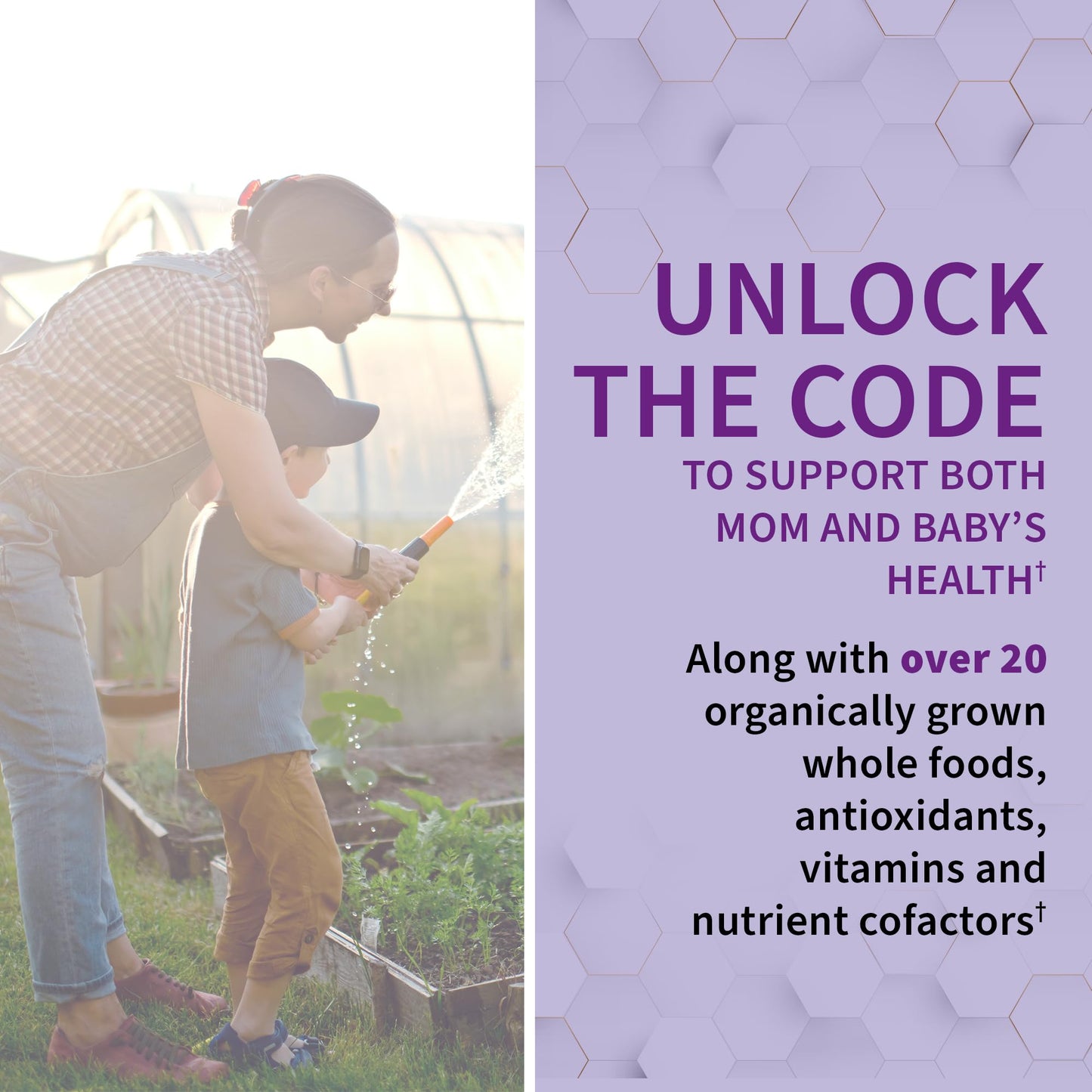 Prenatal Multivitamin for Women from Whole Foods with Biotin, Iron & Folate not Folic Acid Garden of Life