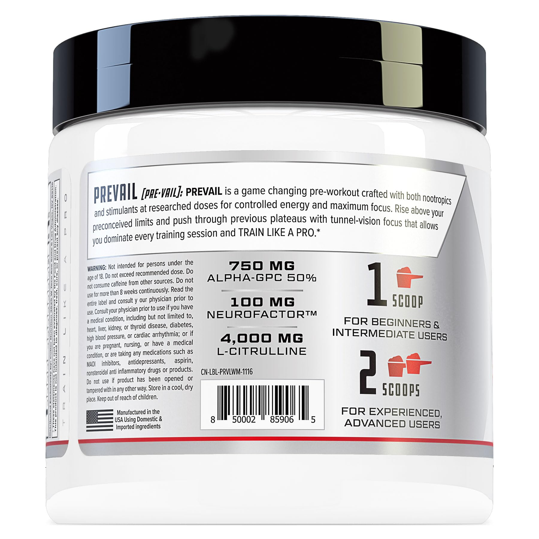 Prevail Pre Workout Powder with Nootropics: Pre-Workout Drink for Men and Women Cutler NutritionBuy Supplements Australia