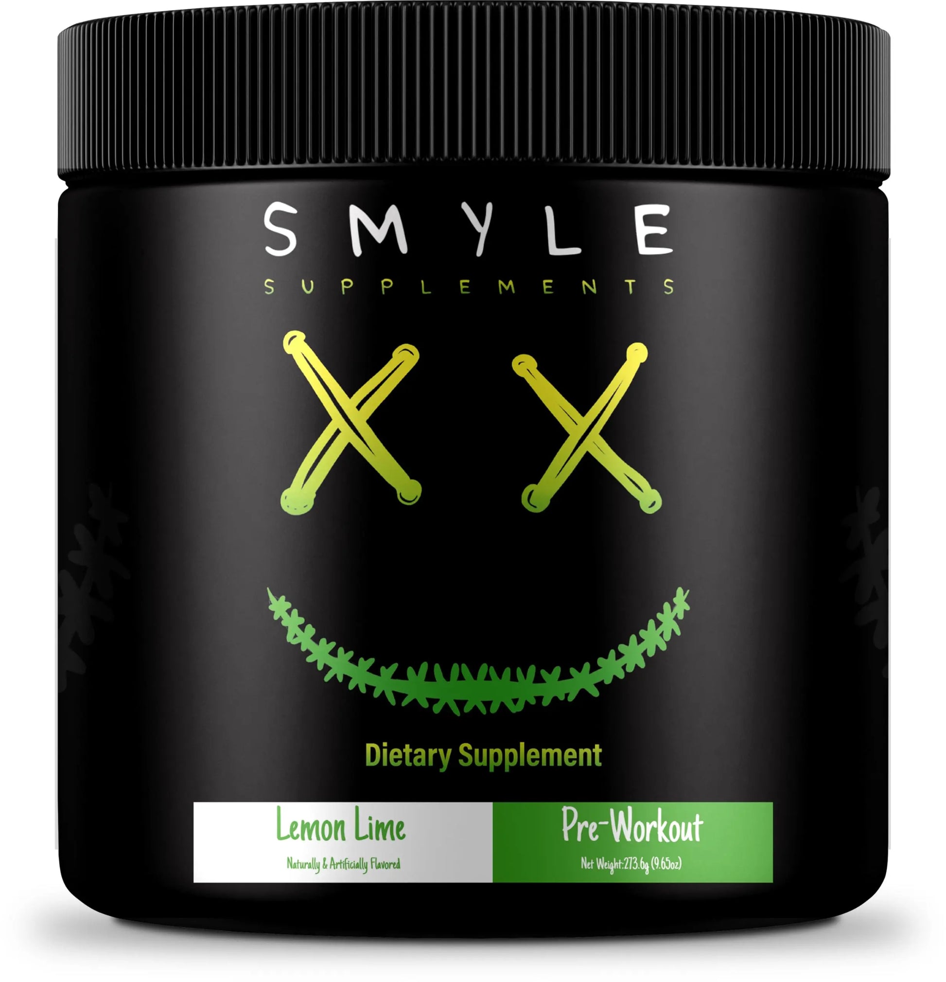 Smyle USA Pre-Workout Powder Lemon Lime - Pre Workout Energy with 400mg Alpha Smyle Supplements