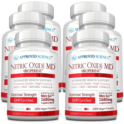 Approved Science Nitric Oxide MD - Muscle Development, Lean Body Mass, Improve Oxygen Approved Science