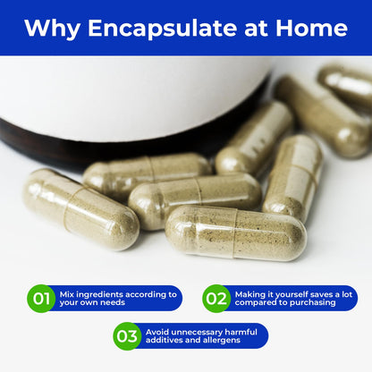 ATLEMISME Empty Vegan Capsules Size 4 - Vegan Capsules DIY Vegetable Capsule Filling - Veggie Caps with 2 Micro Lab Spoons for Capsule Filling ATLEMISMEBuy Supplements Australia