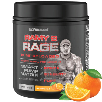 Enhanced Labs - Mr. Olympia 2020 Big Ramy’s Rage Pump - Stimulant Free Pre Workout Enhanced