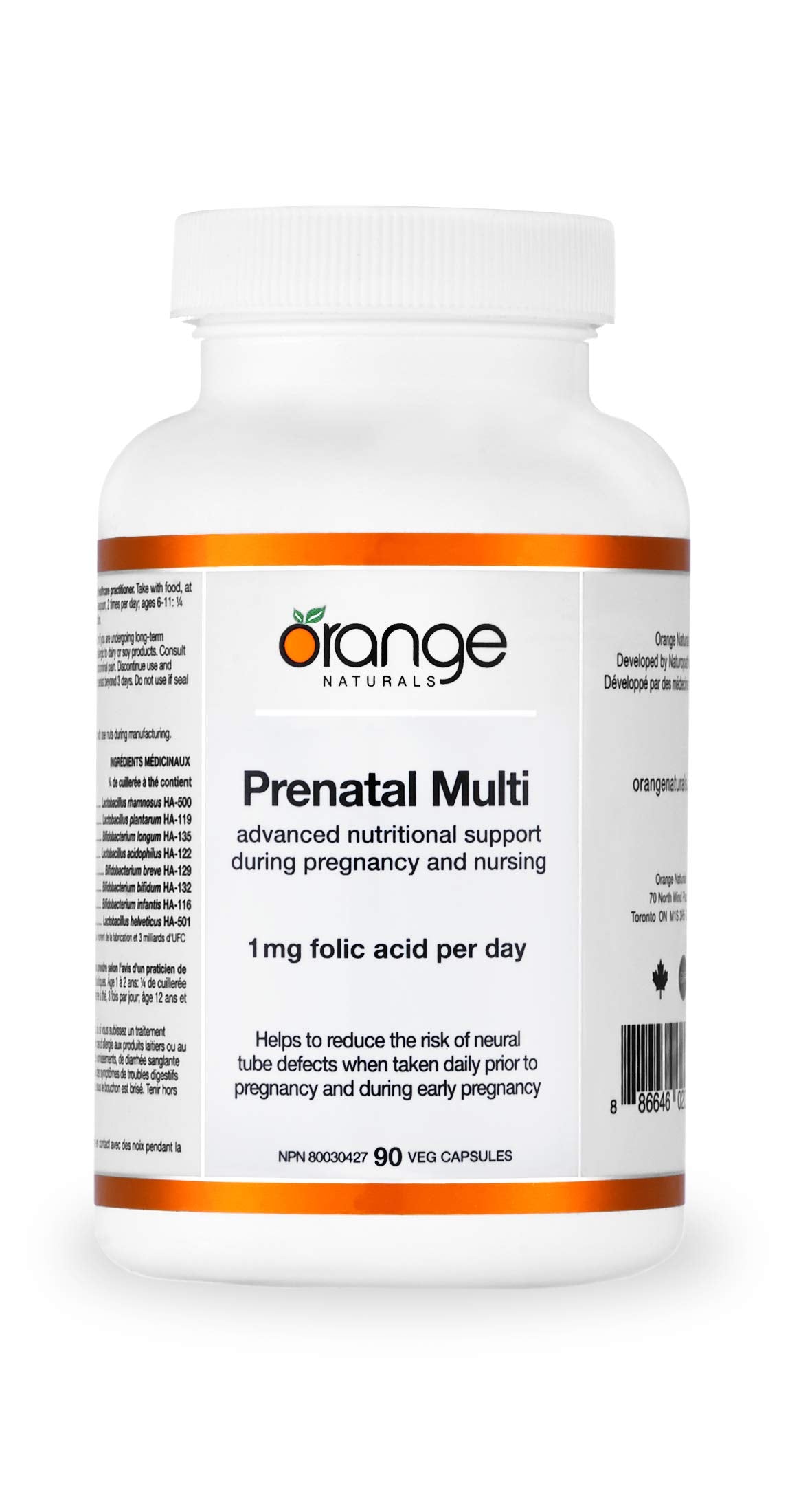 Orange Naturals Prenatal Multi Vegetable Capsules, 90 Count Orange Naturals