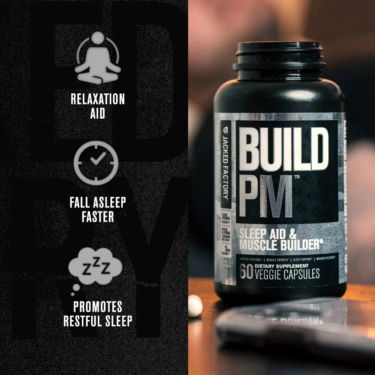 Jacked Factory AM & PM Muscle Building Stack - N.O. XT, Build XT, & Build PM Jacked Factory