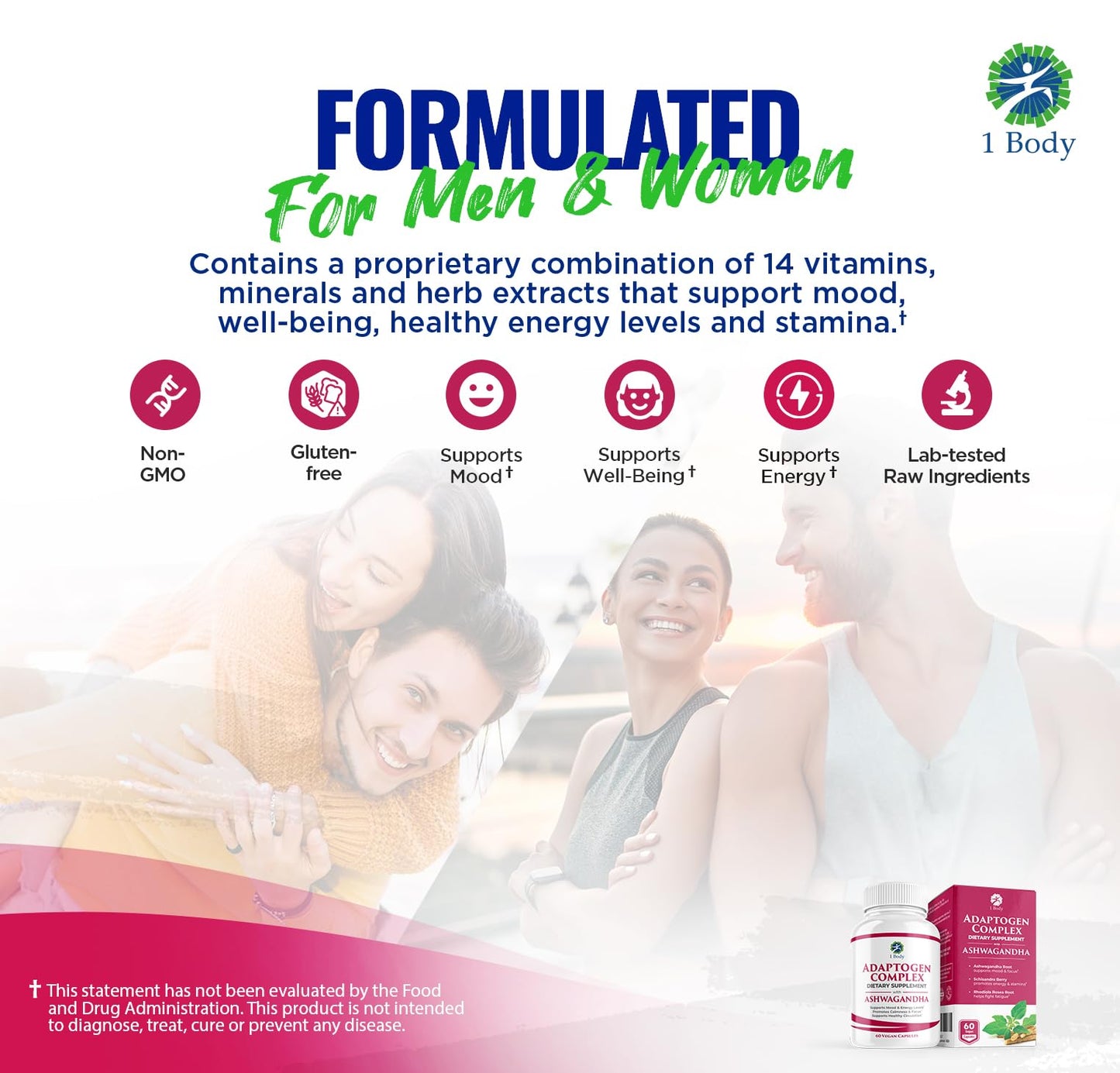 1 Body Adaptogen Complex with Ashwagandha 1 Body