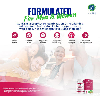 1 Body Adaptogen Complex with Ashwagandha 1 Body