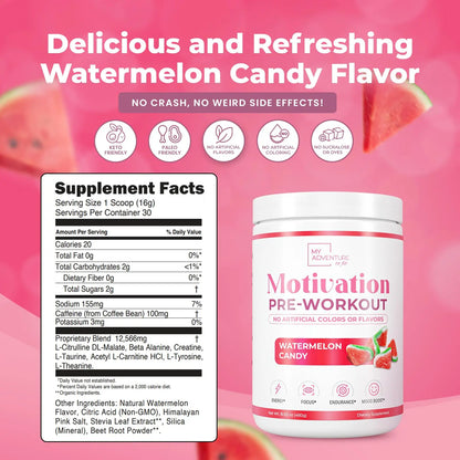 Pre Workout Powder for Men - Gluten Free Preworkout with Creatine for Muscle Endurance My Adventure to Fit