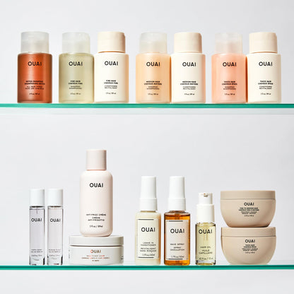 OUAI Fine Shampoo Travel Size - Volumizing Shampoo with Strengthening Keratin, Biotin & Chia Seed Oil for Fine Hair - For Clean, Weightless Body - Paraben, Phthalate & Sulfate Free Hair Care (3 Fl Oz) OUAIBuy Supplements Australia