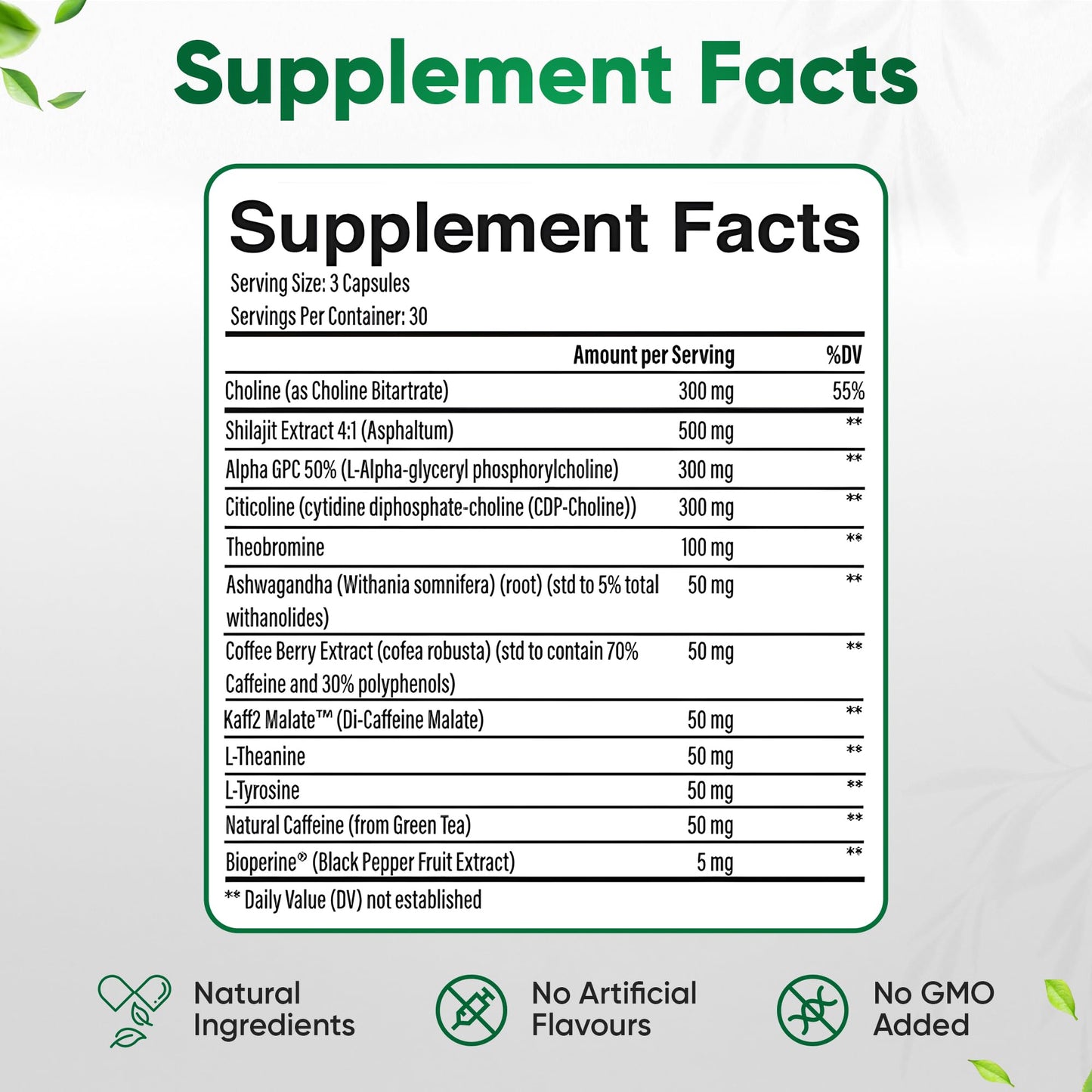 12-in-1 Natural Nootropic Brain Supplement for Memory and Focus, Nootropic for Men & Women, Brain Support Pill for Adults, Brain Vitamins - Focus 30 Day Supply Executive FocusBuy Supplements Australia