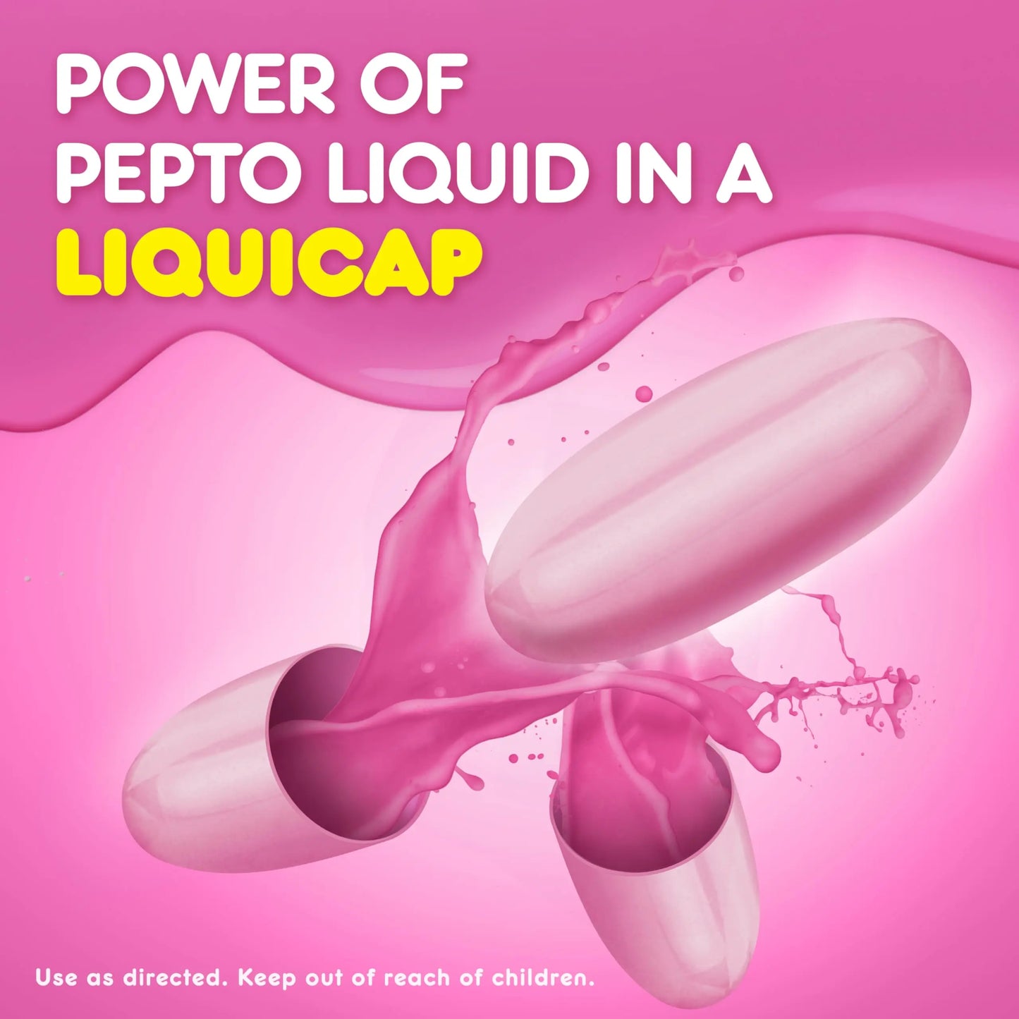Pepto Bismol Liquicaps, Upset Stomach Relief, Nausea Relief, Heartburn Relief, Indigestion Relief, Anti Diarrhea Medication for Adults - 5 Symptom Fast Relief, No Flavor, 48 ct Pepto Bismol buy supplements Au
