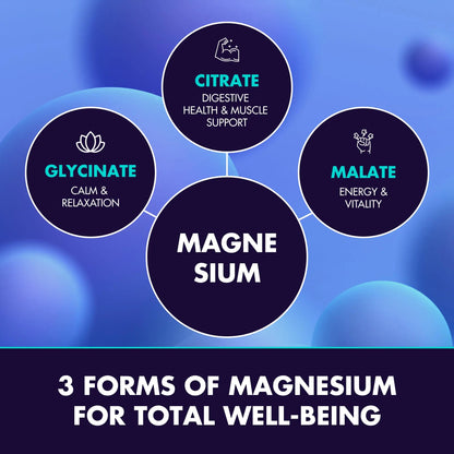 Secret Element Magnesium Glycinate 2150MG Gummies for Women and Men, High Absorption Magnesium Glycinate, Citrate, Malate Gummies for Adults & Kids, Sleep Support Secret Element