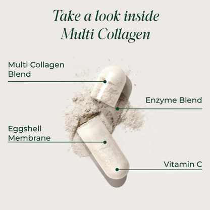 Primal Harvest Multi Collagen Pills for Women and Men (Type I, II, III, V, X) 120 Capsules w/Vitamin C for Hair, Skin, Nails Primal Harvest buy supplements Au