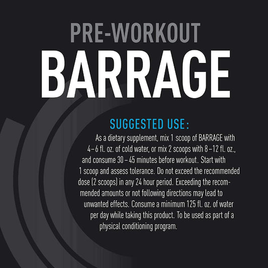 (CORE)ACTIVE Barrage Pre Workout Powder - Preworkout for Women & Men, Creatine (CORE)ACTIVE