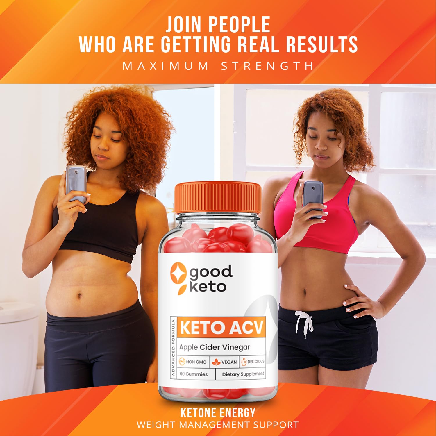 (2 Pack) Good Keto ACV Gummies - Official - Keto Good ACV Advanced Formula Plus Apple Rillvo