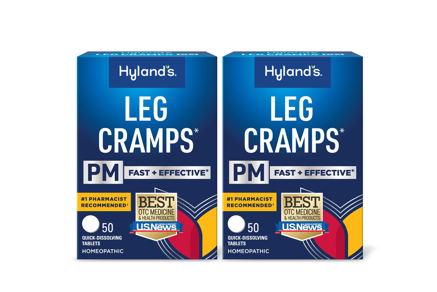 Hyland's Leg Cramps PM, Relief of Nighttime Leg, Calf, and Foot Cramps, 50 Quick-Dissolving Tablets 2-Pack (100 Total) Hyland'sBuy Supplements Australia
