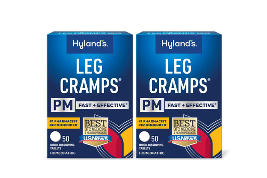 Hyland's Leg Cramps PM, Relief of Nighttime Leg, Calf, and Foot Cramps, 50 Quick-Dissolving Tablets 2-Pack (100 Total) Hyland'sBuy Supplements Australia