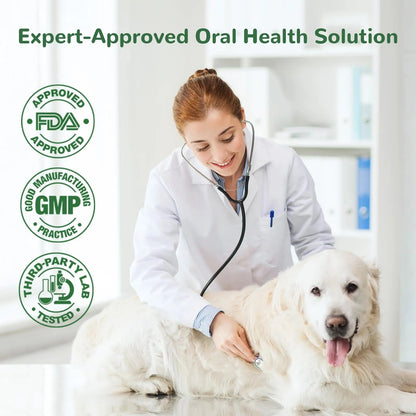 Vetriuntrix Dog Teeth Cleaning Powder, Dental Powder for Dogs Teeth Tartar Remove & Plaque Off, Fresh Breath for Dogs with Natural Plants Blend, Enzymes and Postbiotics, 300g VetriuntrixBuy Supplements Australia