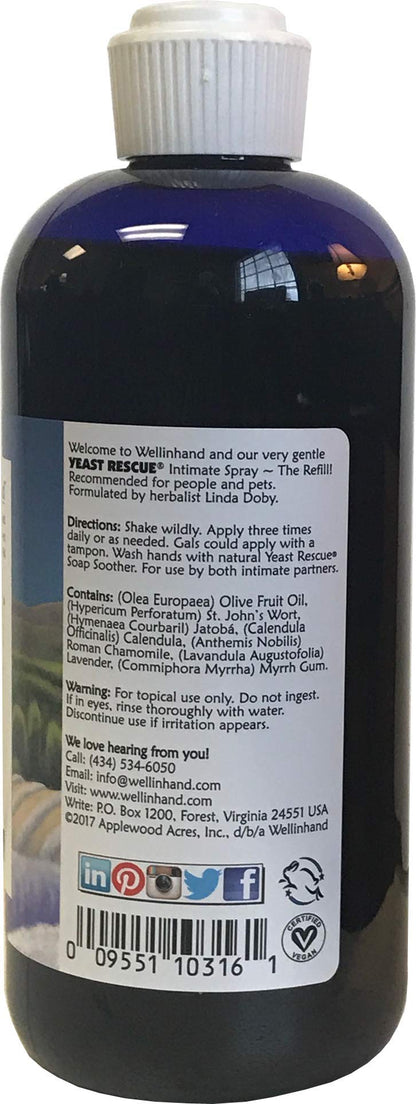 Yeast Rescue® Treatment 16 fl.oz. Refill - Economy Size Well-In-Hand