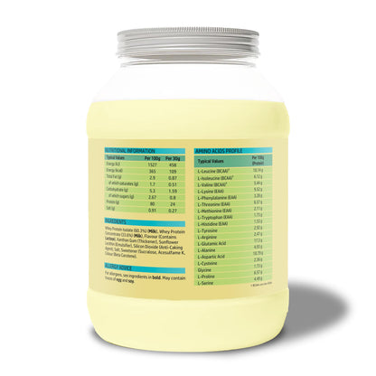 NutriVolv Whey Protein Isolate & Concentrate Powder | Vanilla Flavour 900g | 30 Servings NutriVolv