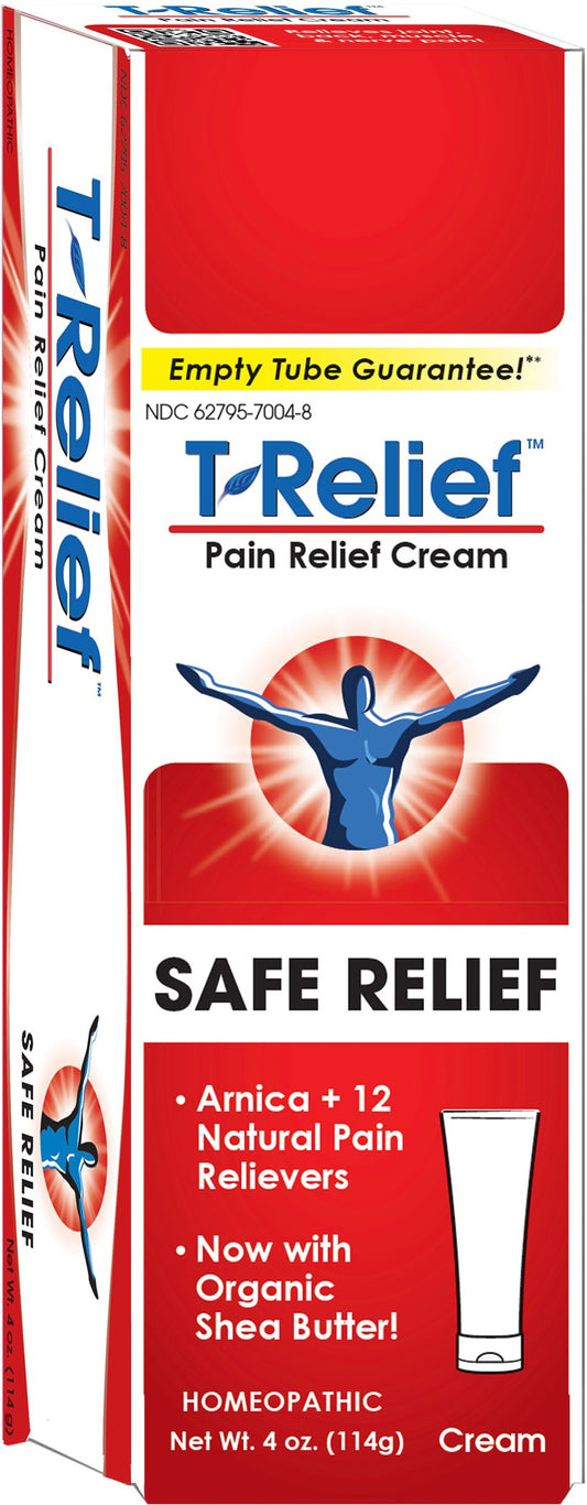 T-Relief Pain Relief cream,[114g] 4 oz MediNaturaBuy Supplements Australia