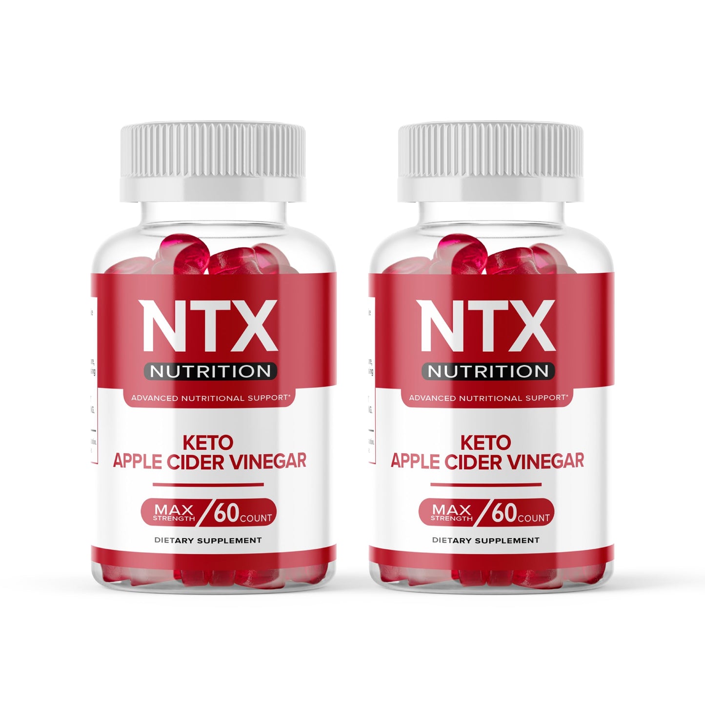 (Official 2 Pack) NTX Keto BHB Gummies for Weight Loss, NTX Keto ACV Gummies Advanc Max-Bio