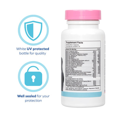 Dr. Talbot's Mom Fertility Support Multi-Vitamins, Aids Ovulation and Helps Prepare Body Dr. Talbot's