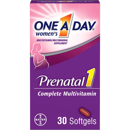 ikj Women's Prenatal Multivitamin with Folic Acid, DHA and Iron, 30 Ct ikj