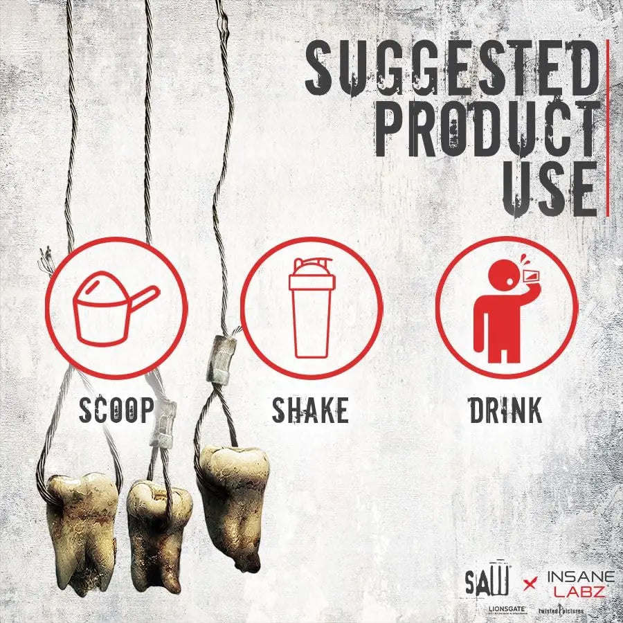 Insane Labz Saw Bloodbath, Non-Stim Pump Pre Workout Powder with Nitrosigine­, OxyGold Insane Labz