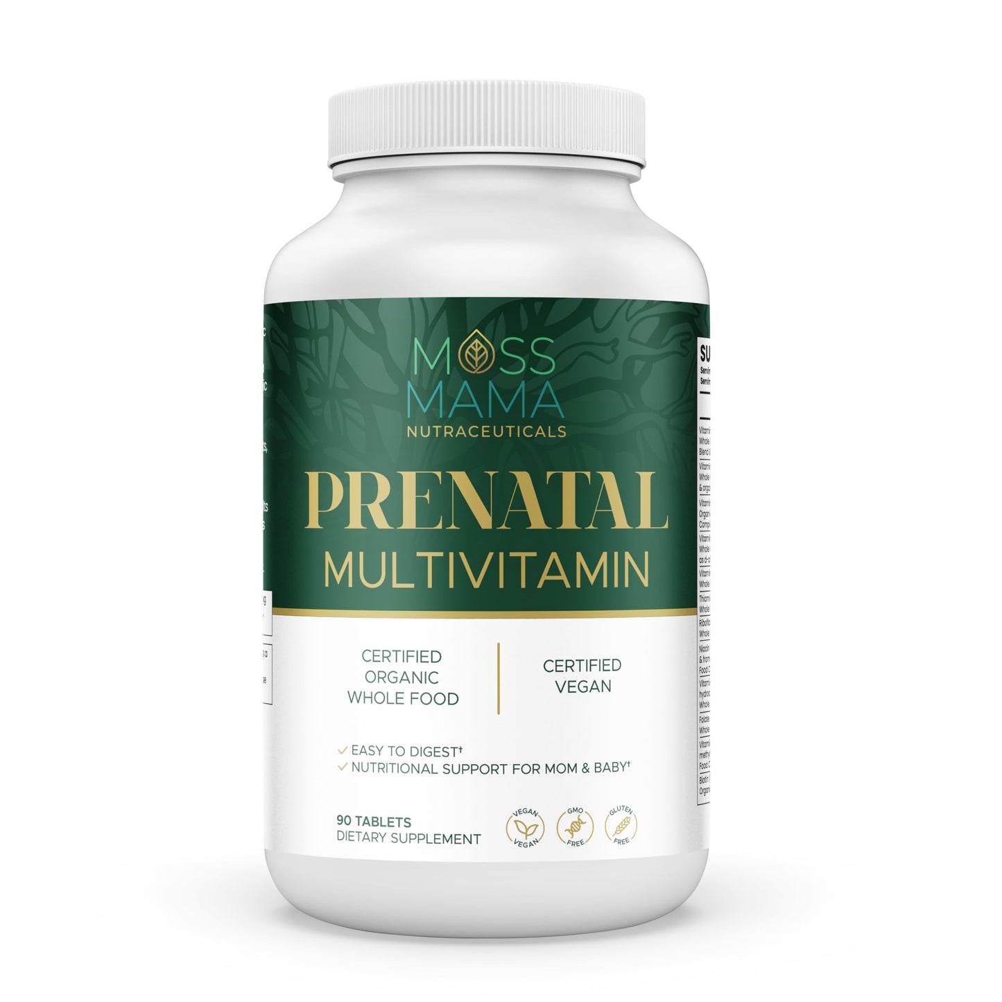 Moss Mama Nutraceuticals PreNatal Vitamin, for Pregnancy and Postpartum Multivitamin Generic